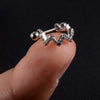 Stainless Steel Cartilage Cuff Earring with 0.8 mm Gauge and 8 mm Shaft - Image 37