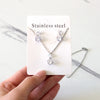 Flower Rose Jewelry Sets For Women Fairy Moon Stars Pineapple Pendant Necklace Earrings Romantic Office Accessories - Image 18
