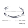 Vintage Stainless Steel Bangle for Men Women Mobius Twisted Cuff Bracelet Unisex Casual Pulseira Gents Jewelry - Image 6