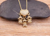 Family Pendant Necklace with Child Figure Combinations and Stone Accents - Image 20