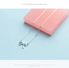 Modian Authentic 925 Sterling Silver Elegant Bowknot Necklace Pendant for Women Fine Statement Jewelry Gifts Bijoux