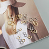 Minimalist Circle Hoop Earrings in 8 mm to 14 mm Sizes - Image 28