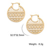Stainless Steel Pentagram Hoop Earrings for Women Gothic Witchy Star Dangle Earrings Amulet Jewelry - Image 30