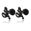 Small Black Punk Stud Earrings For Women Men Boy Zircon Geometry Stainless Steel Jewelry Accessories Earrings - Image 26