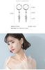 Modian 925 Sterling Silver Dangle Earrings Charm Vintage Tree of Life Drop Earring for Women Leaves Jewelry Brincos Bijoux