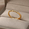 Opal Finger Rings For Women Stainless Steel Adjustable Couple Geometric Ring Handmade Aesthetic Jewelry Gift - Image 16