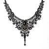 Gothic Chokers Black Beaded Flowers Sexy Lace Neck Choker Necklace Vintage Tassel Chain Women Steampunk Halloween Jewelry - Image 8