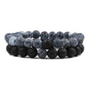 Men Bracelet Tiger Eye Stone Braided Bracelet Black Matte Stone Beads Bracelet Couple Distance Charm Yoga Jewelry Gifts - Image 18