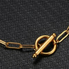 Stainless Steel Paperclip Chain Toggle Bracelet for Women Hip Hop Bracelet Jewelry Gifts - Image 5