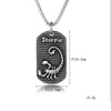 12 Styles Constellation Zodiac Astrology Men Necklace Pendants Stainless Steel Jewelry Taurus Aries Virgo Libra Scorpio - Image 2