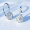 Hoops Dangle Earrings for Women with Dazzling Cubic Zirconia Silver Color Gift Statement Jewelry Drop Ship - Image 1