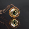 Ancient Egyptian Necklace Ankh Glass Dome Wooden Pendant Rope Chian Necklaces Egypt Cross Anubis Scarab Isis Goddess Jewelry - Image 22