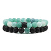 Men Bracelet Tiger Eye Stone Braided Bracelet Black Matte Stone Beads Bracelet Couple Distance Charm Yoga Jewelry Gifts - Image 19
