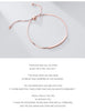 Modian Trendy Authentic Sterling Silver 925 Geometric bending Stick Bracelet for Women Adjustable Tennis Bracelet Fine Jewelry
