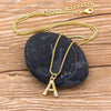 Women Cute Initial Letter Pendant 26 Letters Charm Necklaces Copper Zircon Family Name Jewelry Personal Gifts - Image 6