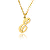 Dainty Initial Letter Necklaces For Women Gold Color Minimalist Stainless Steel Initial Necklace Wedding Jewelry Gift - Image 9