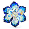 Shining Glass Flower Brooches For Women 14-color Beauty Office Party Brooch Pin Year Gifts - Image 9