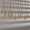 Stainless Steel Month Pendant Necklace in Gold-Tone - Image 26