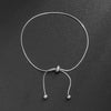 Copper Snake Chain Tassel Necklace with Ball Pendant in Gold-Tone or Silver-Tone - Image 10
