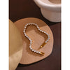 Stainless Steel Cubic Zirconia Tennis Chain Bracelet for Women Charm Bling Bangle Bracelet Gift - Image 4