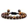 Braided Stone Bead Bracelet with Multiple Bead Sizes - Image 16