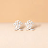 Ethnic Chinese Character Love Stud Earrings For Women Men Stainless Steel Jewelry - Image 3