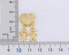 Family Pendant Necklace with Child Figure Combinations and Stone Accents - Image 54