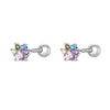 Brilliant Star Butterfly and Snowflake Stud Earrings in Multiple Designs - Image 8