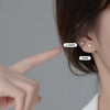 Round Cubic Zirconia Stud Earrings with Simple Bead Setting - Image 12