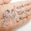 14G Animal Heart Dangle Belly Button Rings Steel Curved Navel Barbell Ring Body Jewelry Piercing Ombligo for Women Girl - Image 6
