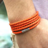 Unisex Multilayer Interlaced Faux Leather Cuff Bangle Wristband Bracelet Jewelry - Image 7