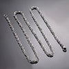 1 Piece Width 3mm Stainless Steel Double Cable Square Chain Men Women Necklace Jewelry Length 21-80cm - Image 9
