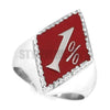 Black One Percent Biker Ring Stainless Steel Classic Motor Biker Men's Jewelry - Image 5