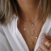 26 Styles Bohemian Multi layered Necklaces For Women Moon Cross Tree Star Pendant chains Statement Choker Boho Jewelry - Image 27