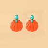 Big Coconut Cute Shell Drop Earrings for Women Korean Acrylic Jewelry Resin Hanging Earing For Girls Party - Image 14