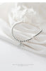 Modian Shining Zircon Cute Mermaid Tail Pearl Starnd Bracelet for Women 925 Sterling Silver Bracelet Fine Jewelry Gift