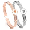 Snaps Jewelry Stainless Steel Snap Button Bracelet Cuff Bangle for Women Men Fit 12mm 18mm Snap Buttons Interchangeable Jewelry - Image 3