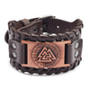 Totem Design Wide Leather Pirate Compass Bracelet Men's Bracelet Celtic Viking Jewelry Compass Bracelet Accessories Party Gifts - Image 17
