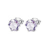 Simple Round Cubic Zirconia Stud Earrings for Women 12 Colors Available Daily Wear Versatile Jewelry - Image 8