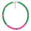 4/6/8mm 20 Colors Polymer Clay Necklace Soft Pottery Choker Necklace Colorful Surfer Beads Collar Handmade Jewelry Gifts - Image 31
