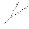 Bohemia Style Stainless Steel Choker Necklace Bracelet Earrings Sets For Women Girls Black Crystal Chain Jewelry - Image 4