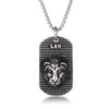 12 Styles Constellation Zodiac Astrology Men Necklace Pendants Stainless Steel Jewelry Taurus Aries Virgo Libra Scorpio - Image 27