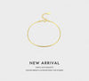 Modian Solid 925 Sterling Silver Simple Charm Snake Chain Bracelet Trendy Gold Color Bracelets For Women Party Fine Jewelry Gift