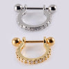 1pcs Steel Barbell With CZ Hoop Ear Tragus Cartilage Helix Earrings Ear Studs Ear Cuff Rook Woman Lobe Piercing Jewelry - Image 17