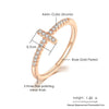 Thin Cross Accent Ring with Cubic Zirconia in Sizes 5 to 10 - Image 12