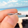 Contracted Design Women's Ring with Brilliant White Cubic Zirconia Wedding Party Daily Wearable Statement Jewelry - Image 22