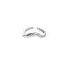 Silver Rings for Women Curve Vintage Wedding Jewelry Large Adjustable Antique Rings - Image 7