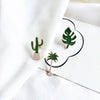Cartoon Plant Brooches Coconut Tree Monstera Cactus Leaf Enamel Lapel Pins Badge For Jackets Backpack Jewelry Gifts for Friends - Image 3