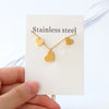Chic Elegant Heart Indian Jewelry Sets Women Wedding Crown Steel Necklace And Earrings Bulk - Image 41