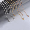 Width 0.9/1.2/1.5mm Stainless Steel Necklace Snake Chain Men Women Choker Gift Jewelry Various Length - Image 2